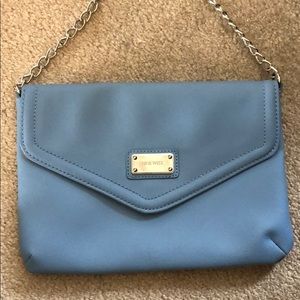 Baby blue purse